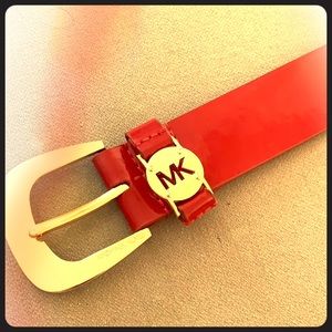 Michael Kors red belt size S
